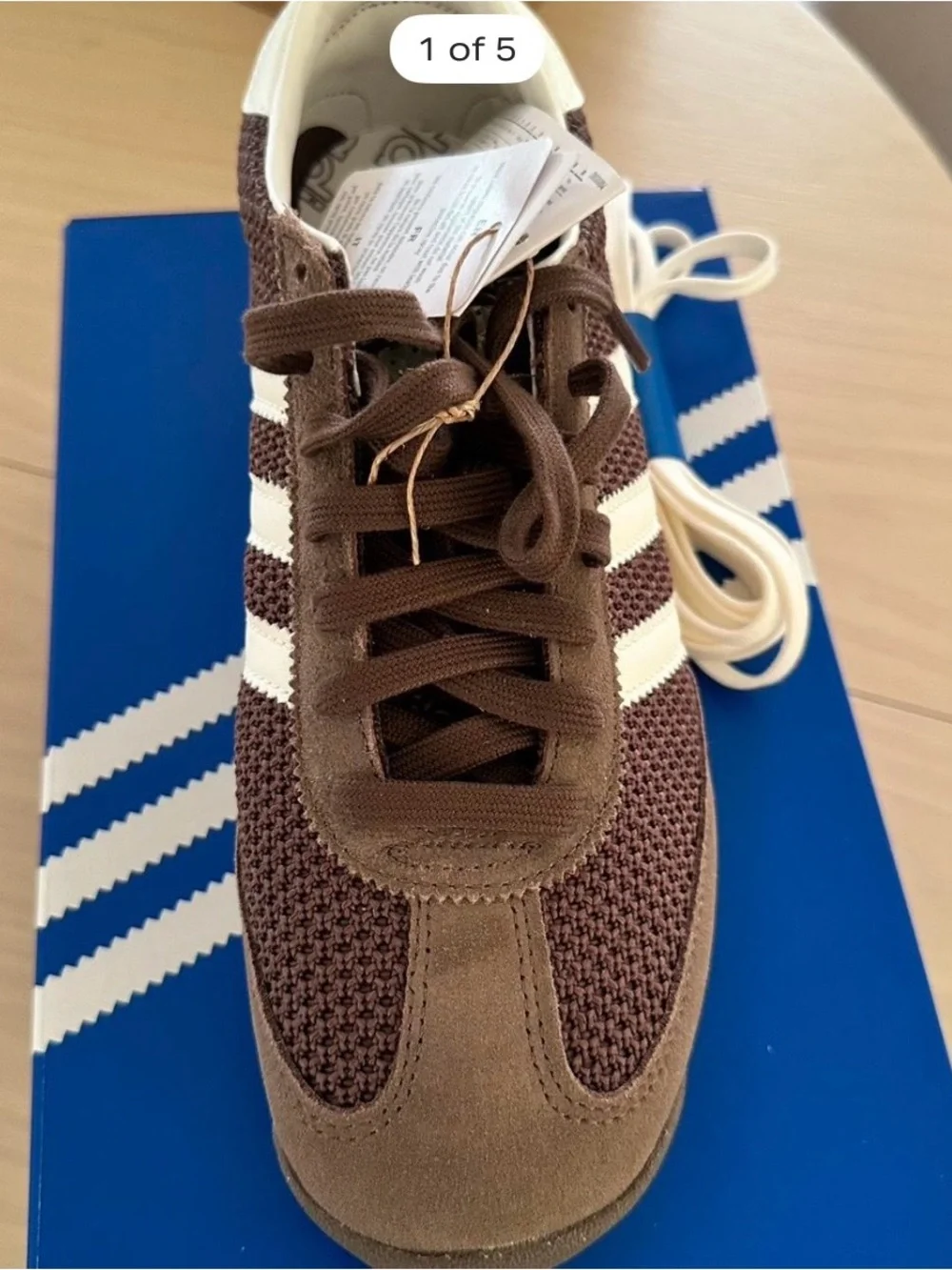 adidas Men’s Brown & Cream Retro Sneaker